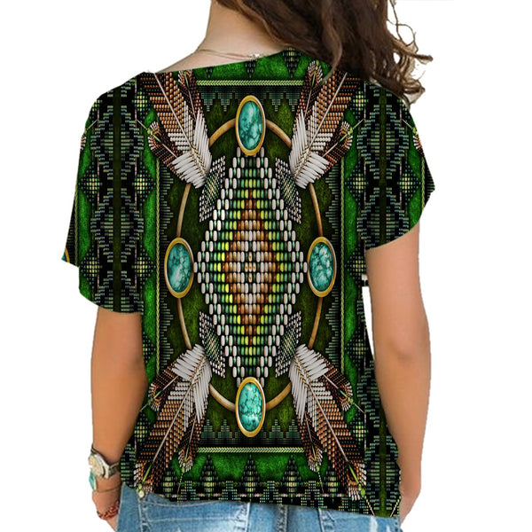 Native American Cross Shoulder Shirt - Image 3