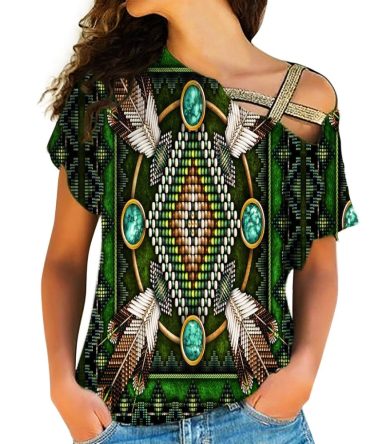 Native American Cross Shoulder Shirt