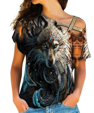 Native American Cross Shoulder Shirt