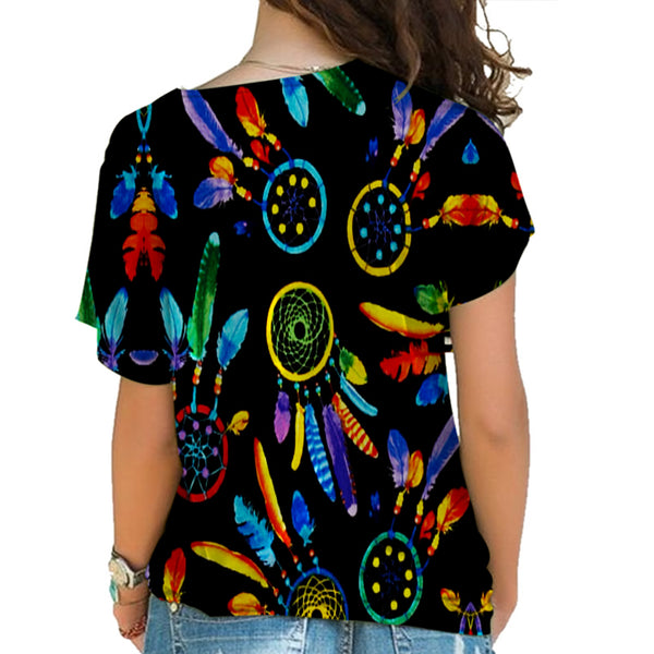 Native American Cross Shoulder Shirt - Image 3