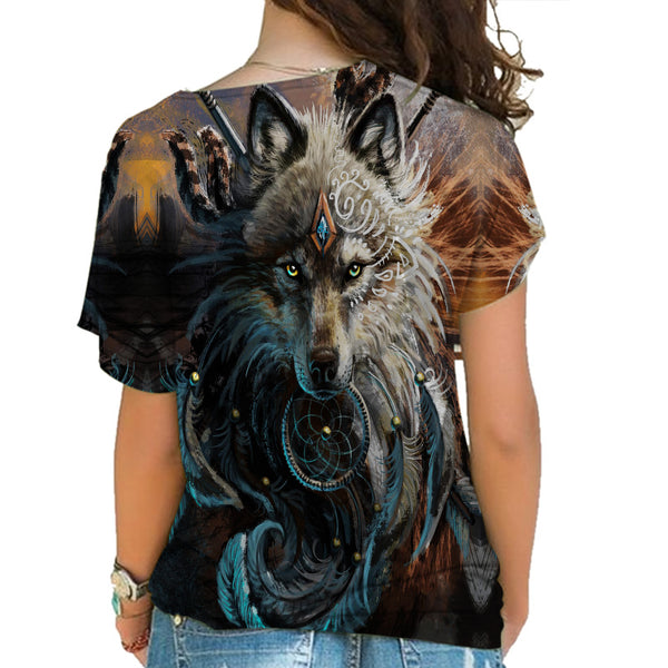 Native American Cross Shoulder Shirt - Image 3