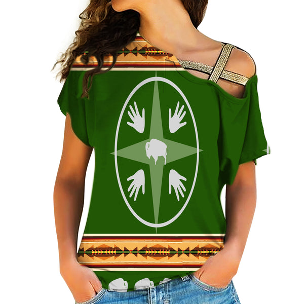 Native American Cross Shoulder Shirt - Image 2