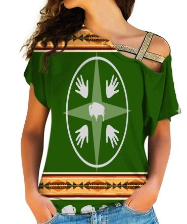 Native American Cross Shoulder Shirt