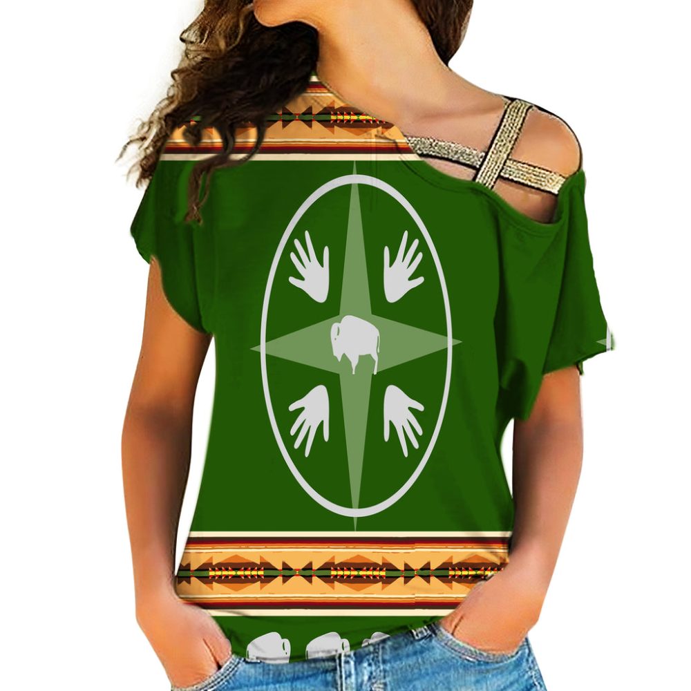 Native American Cross Shoulder Shirt