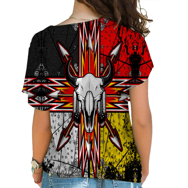 Native American Cross Shoulder Shirt - Image 3