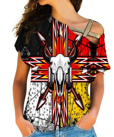 Native American Cross Shoulder Shirt