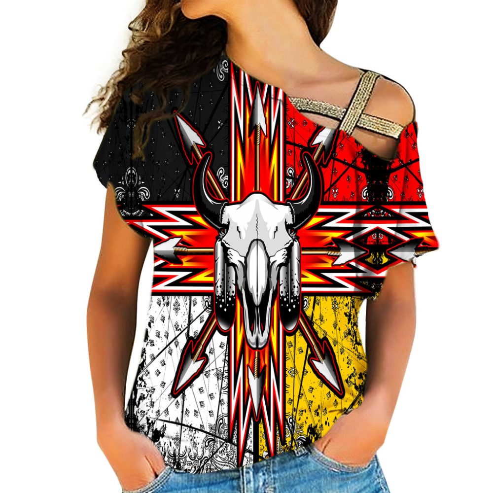 Native American Cross Shoulder Shirt