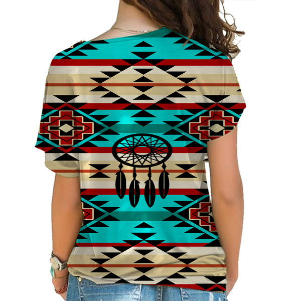 Native American Cross Shoulder Shirt - Image 3