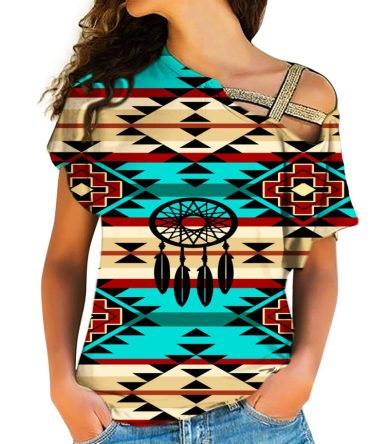 Native American Cross Shoulder Shirt