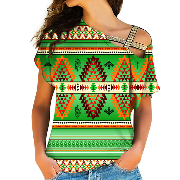 Native American Cross Shoulder Shirt - Image 2