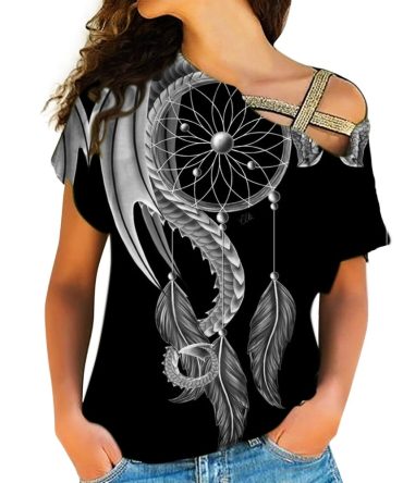 Native American Cross Shoulder Shirt