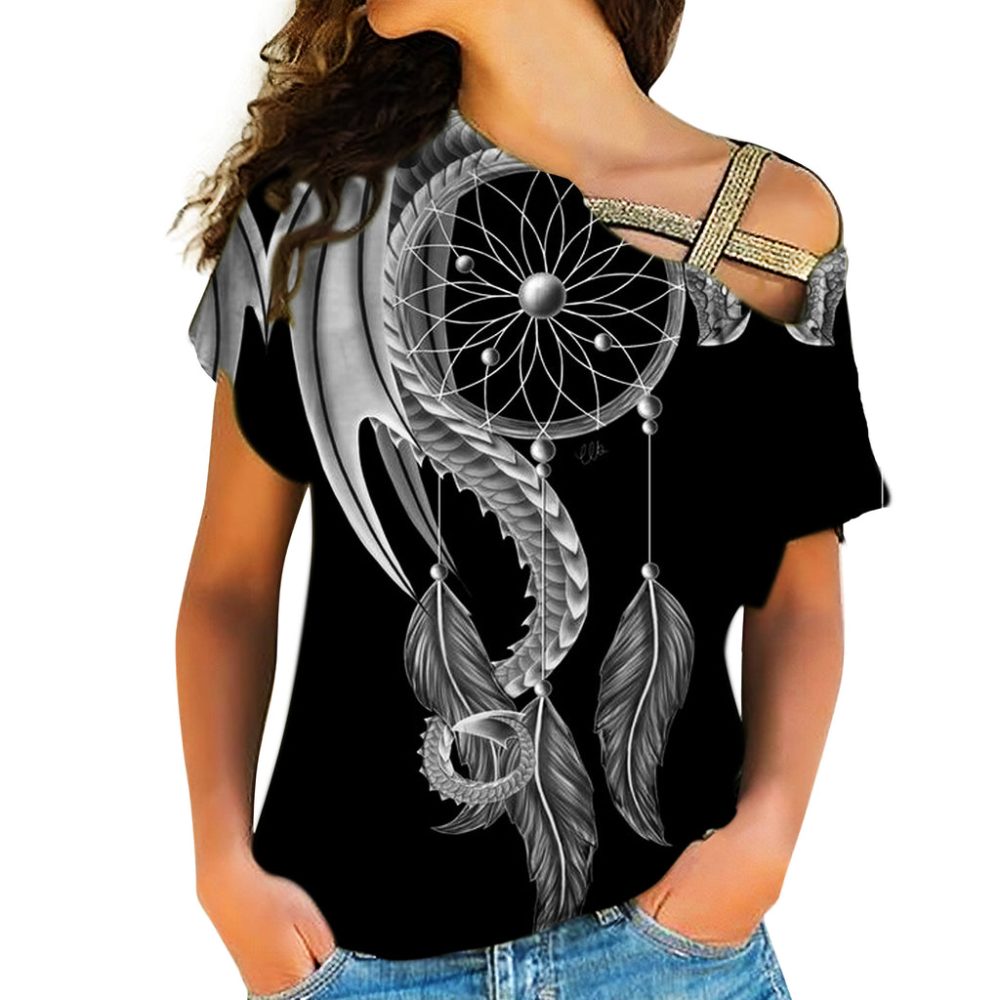 Native American Cross Shoulder Shirt