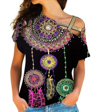 Native American Cross Shoulder Shirt