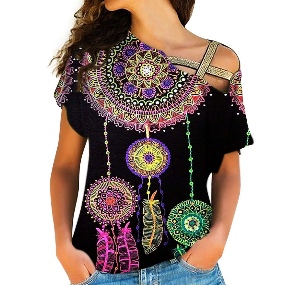 Native American Cross Shoulder Shirt