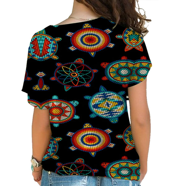 Native American Cross Shoulder Shirt - Image 3