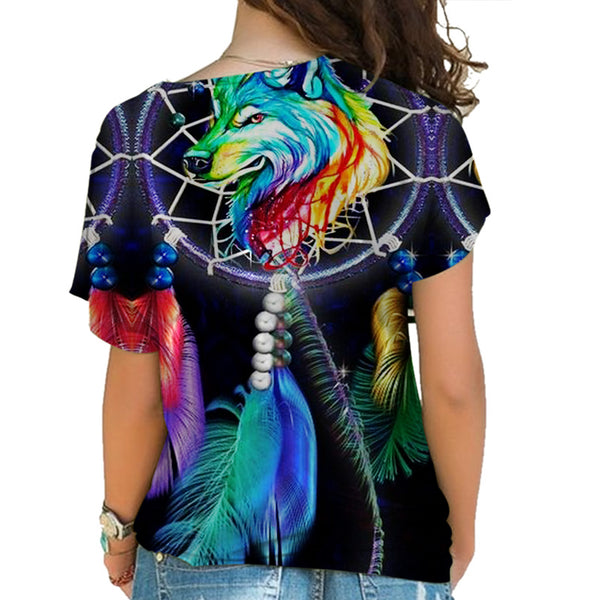 Native American Cross Shoulder Shirt - Image 3