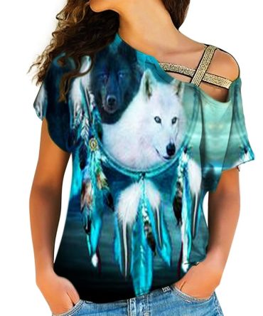 Native American Cross Shoulder Shirt