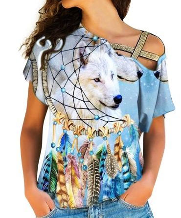 Native American Cross Shoulder Shirt