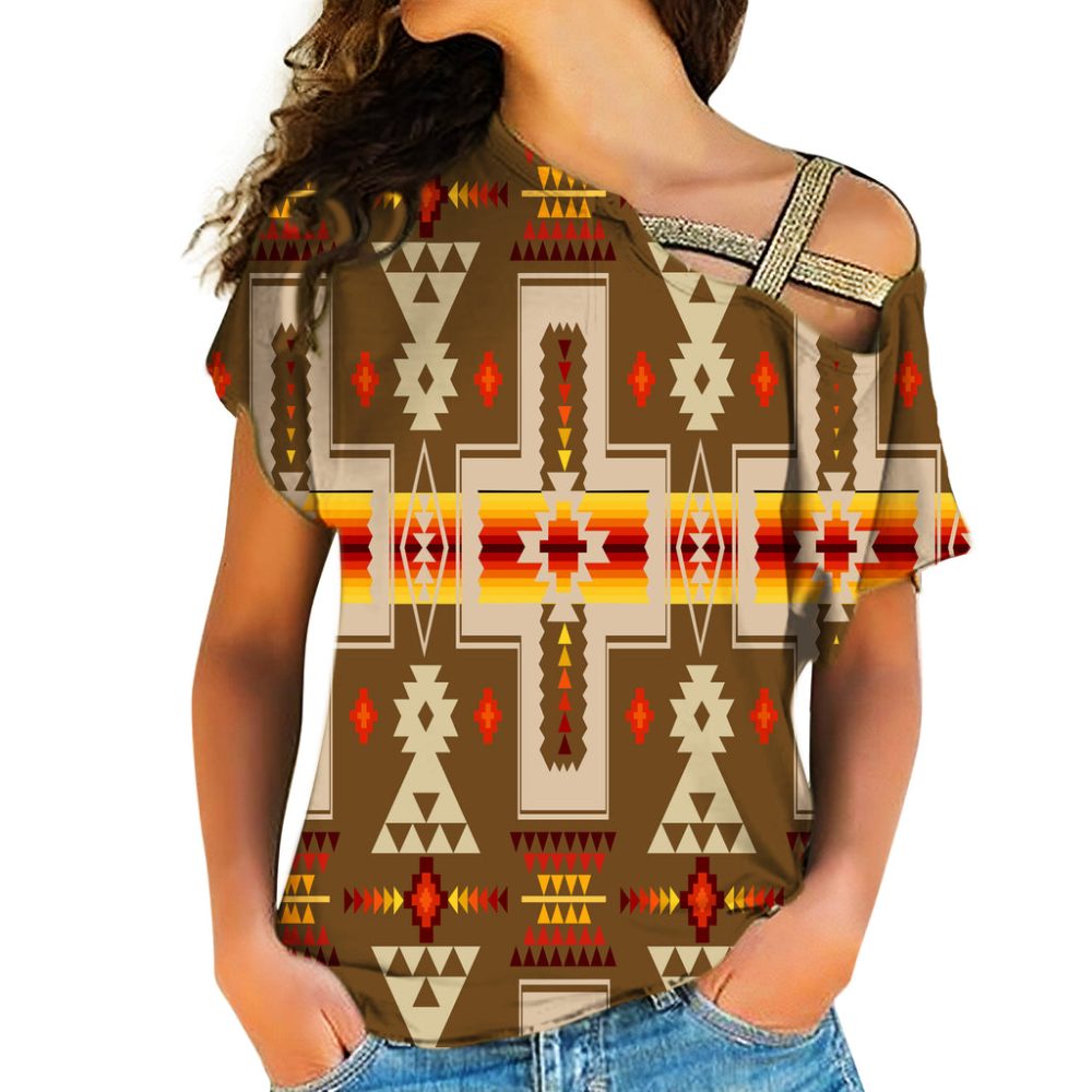 Native American Cross Shoulder Shirt