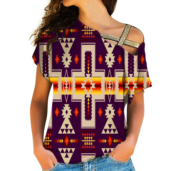 Native American Cross Shoulder Shirt - Image 2