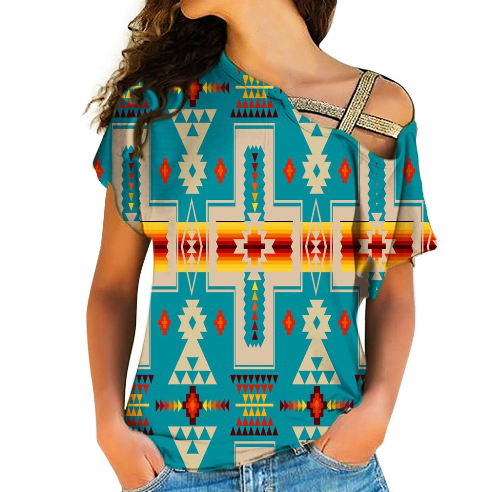 Native American Cross Shoulder Shirt