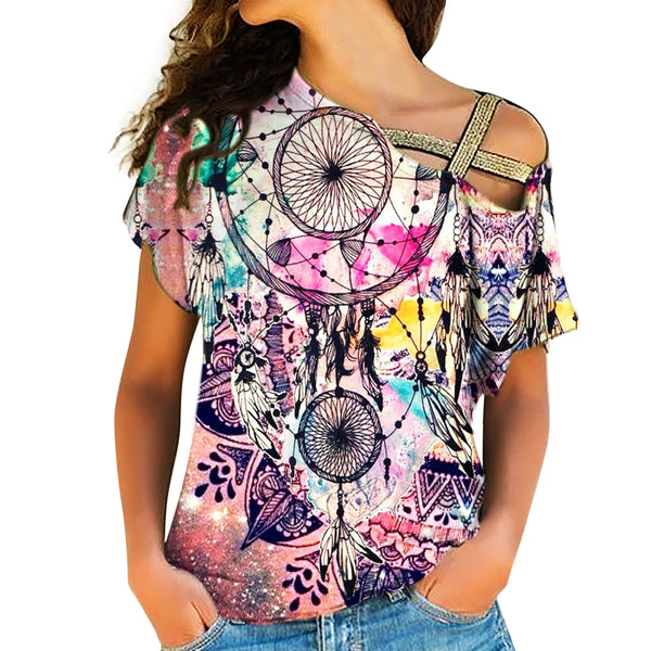 Native American Cross Shoulder Shirt - Image 2