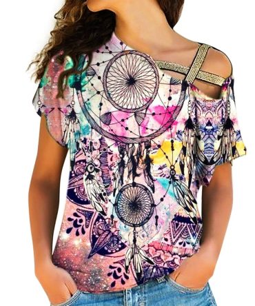 Native American Cross Shoulder Shirt