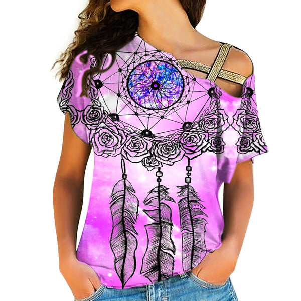 Native American Cross Shoulder Shirt - Image 2
