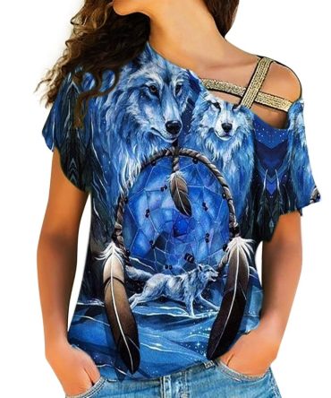 Native American Cross Shoulder Shirt