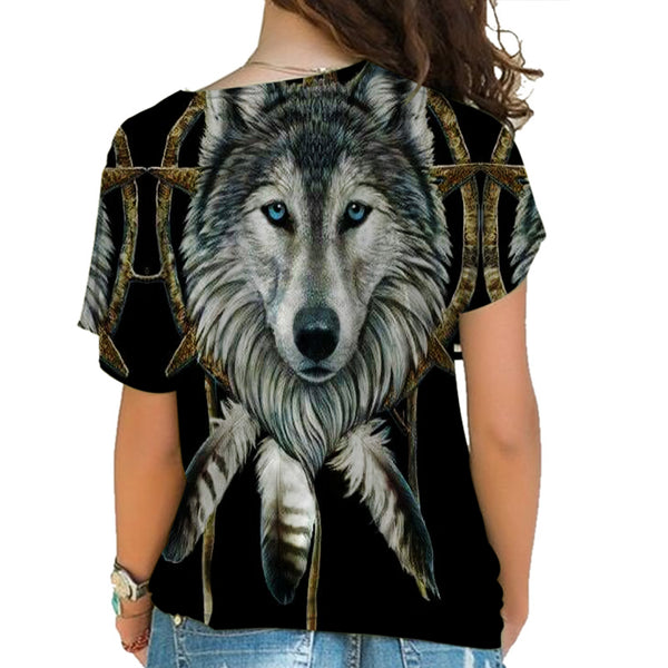 Native American Cross Shoulder Shirt - Image 3