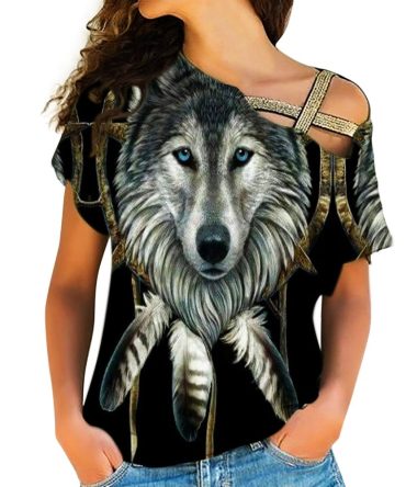 Native American Cross Shoulder Shirt