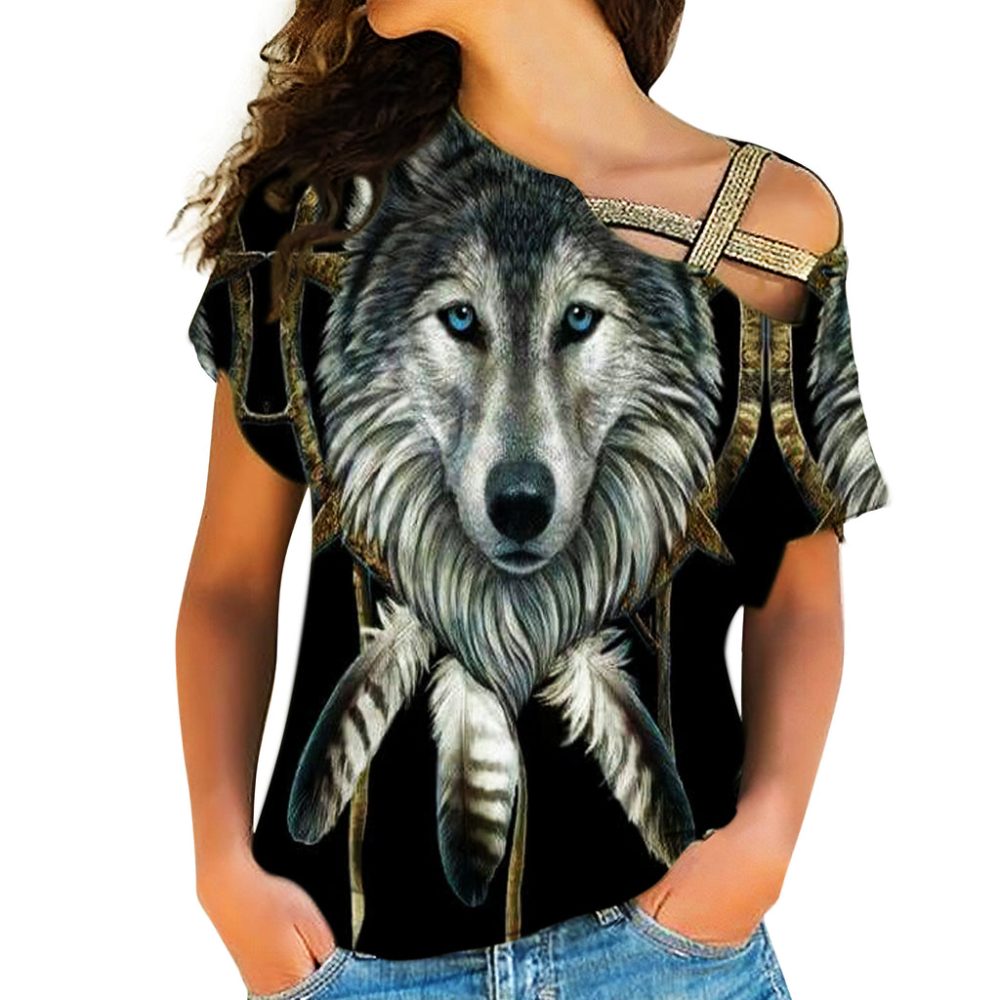 Native American Cross Shoulder Shirt