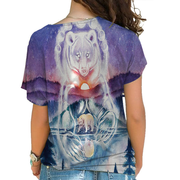 Native American Cross Shoulder Shirt - Image 3