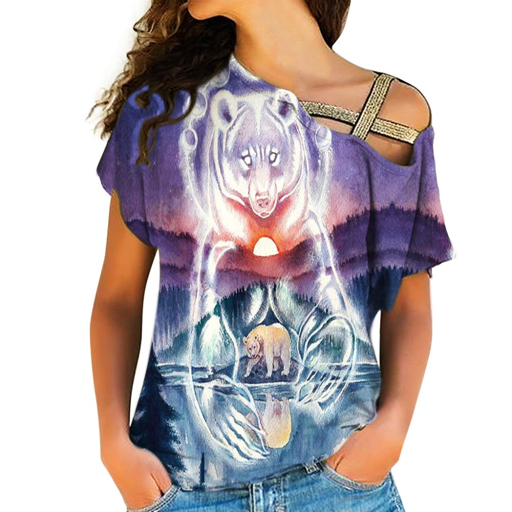 Native American Cross Shoulder Shirt