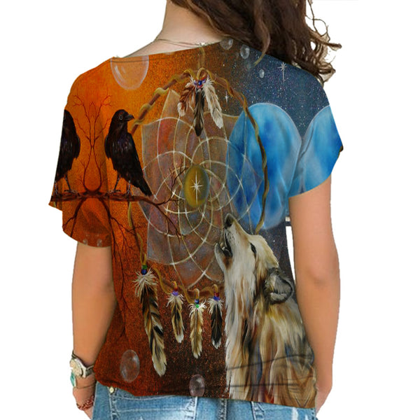 Native American Cross Shoulder Shirt - Image 3