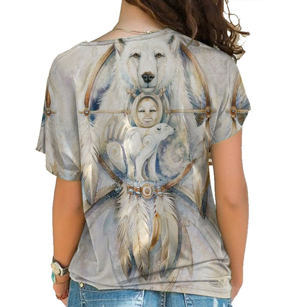 Native American Cross Shoulder Shirt - Image 3