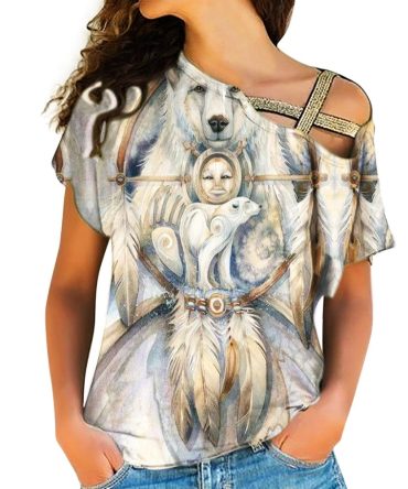 Native American Cross Shoulder Shirt