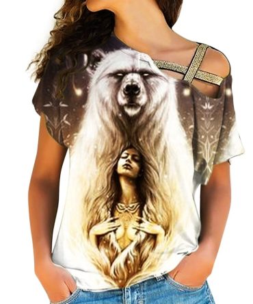 Native American Cross Shoulder Shirt