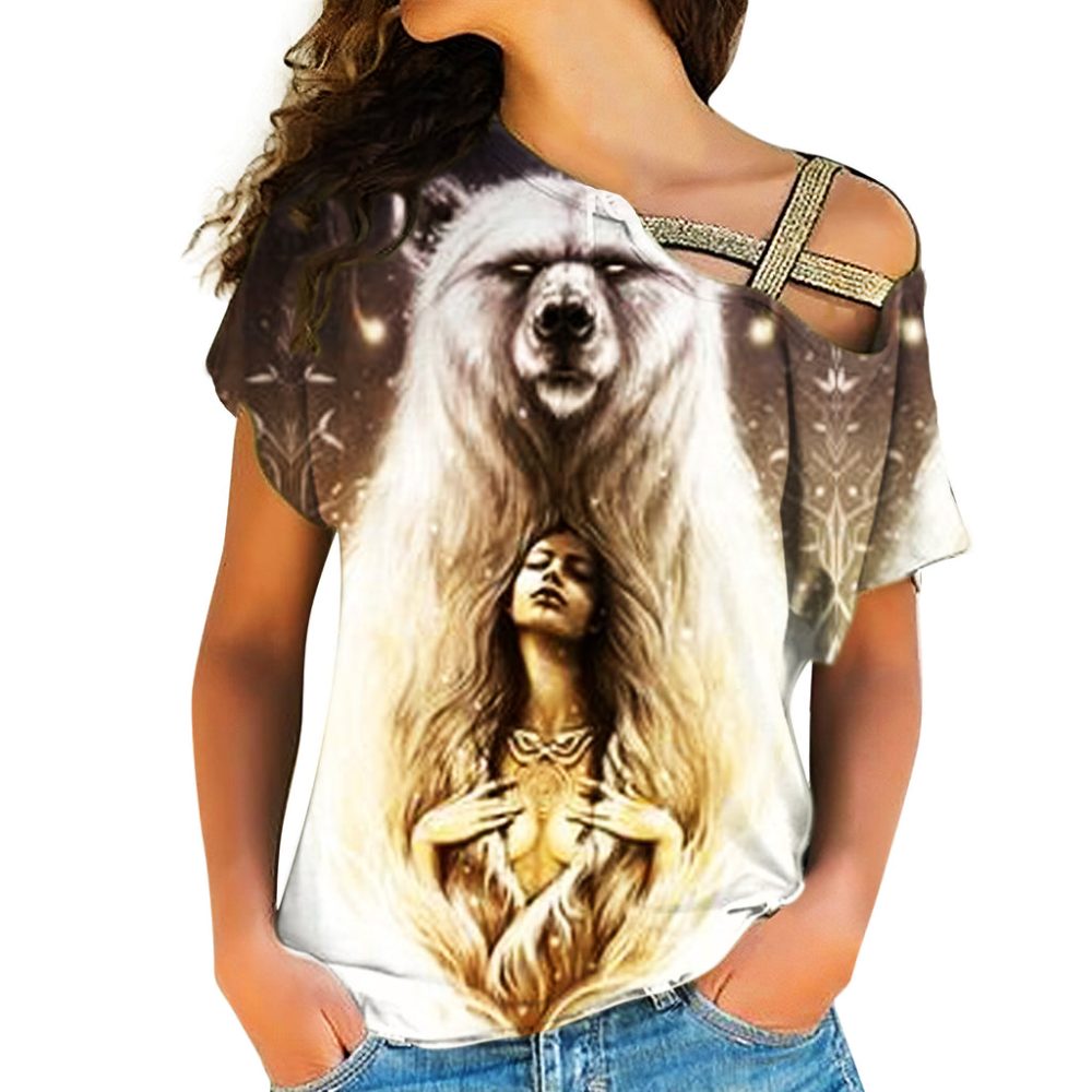 Native American Cross Shoulder Shirt