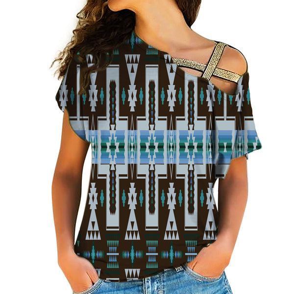Native American Cross Shoulder Shirt - Image 2