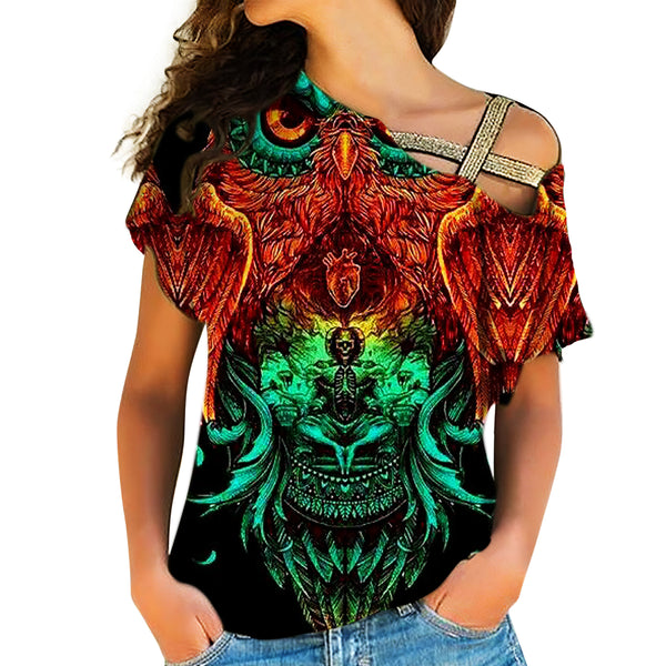 Native American Cross Shoulder Shirt - Image 2