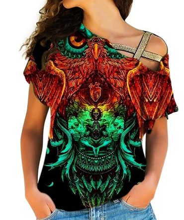 Native American Cross Shoulder Shirt