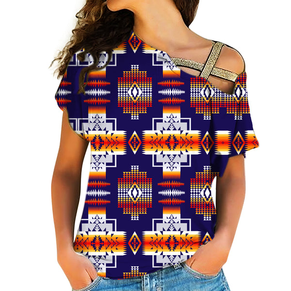 Native American Cross Shoulder Shirt - Image 2