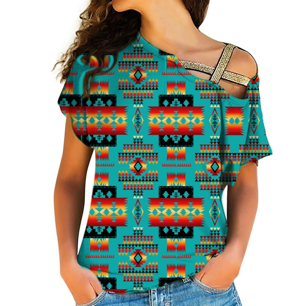 Native American Cross Shoulder Shirt