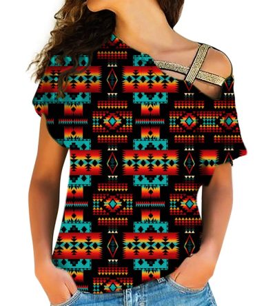 Native American Cross Shoulder Shirt