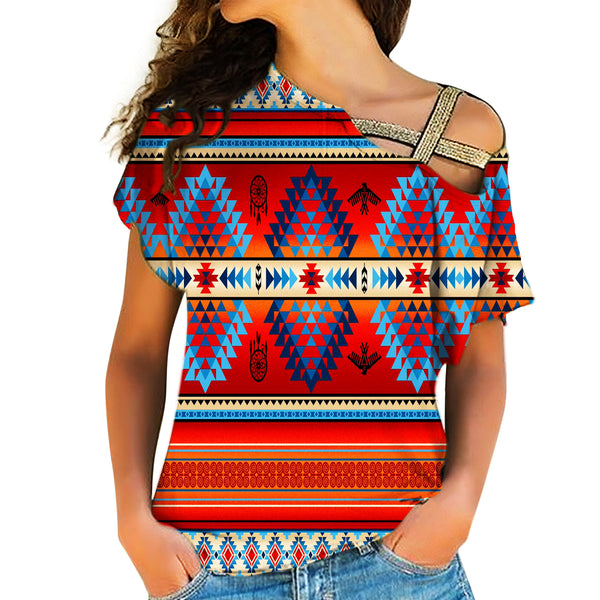 Native American Cross Shoulder Shirt - Image 2