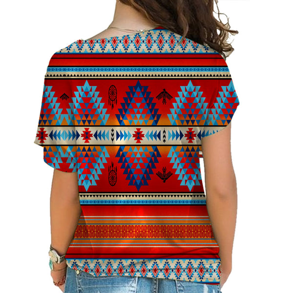 Native American Cross Shoulder Shirt - Image 3