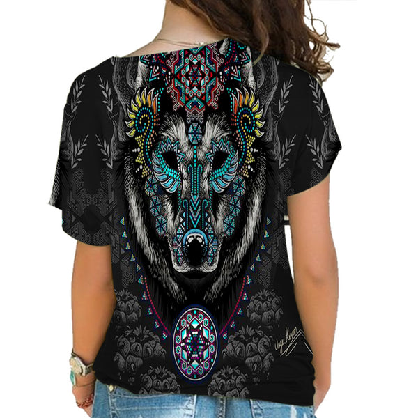 Native American Cross Shoulder Shirt - Image 3
