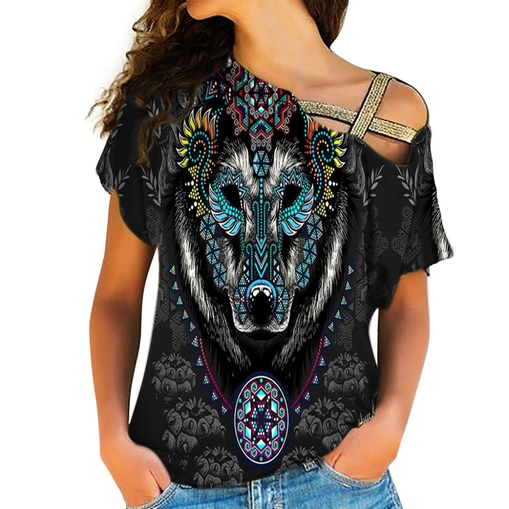 Native American Cross Shoulder Shirt