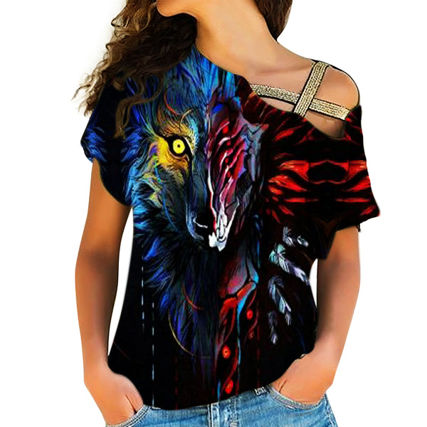 Native American Cross Shoulder Shirt - Image 2